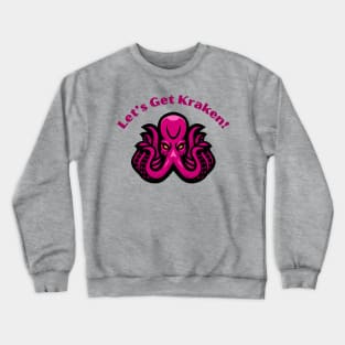 Kraken Tee "Let's Get Kraken" - Cool Maritime Beast T-Shirt, Ideal for Beach Outings and Sea Myth Fans, Great Gift for Ocean Lovers Crewneck Sweatshirt